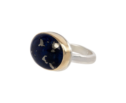 Jamie Joseph Oval Aghanite Ring Side View