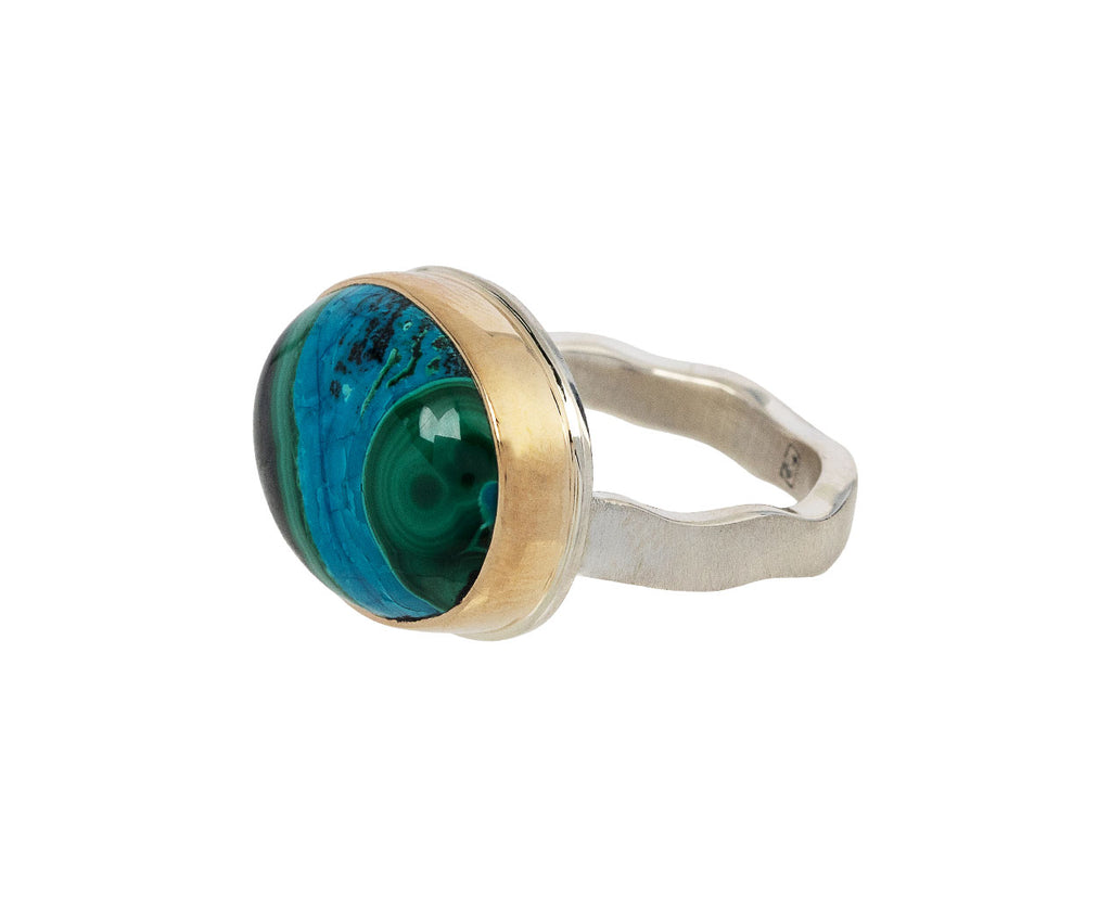 Azurite ring cheap