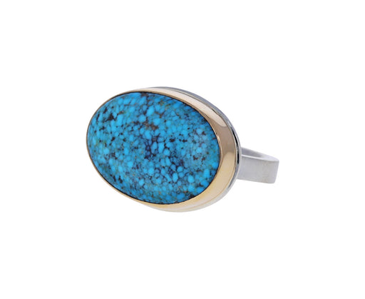 Oval Kingman Turquoise Ring