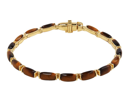 Fernando Jorge Tiger's Eye Oblong Bracelet