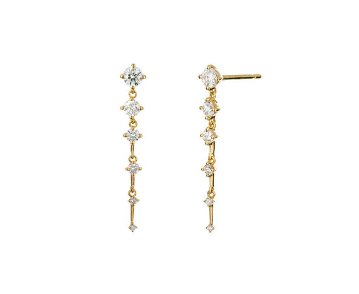 Short Sequence Diamond Earrings - TWISTonline 