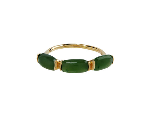 Fernando Jorge Oblong Nephrite Jade Ring