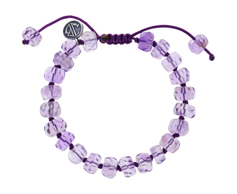 Amethyst Beaded Bracelet