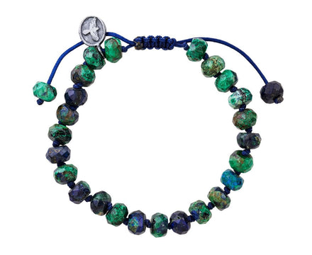 Azurite Malachite Beaded Bracelet - TWISTonline 