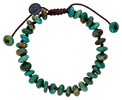 Smooth Arizona Turquoise Beaded Bracelet - TWISTonline 