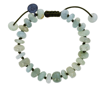 Smooth Green Beryl Beaded Bracelet - TWISTonline 