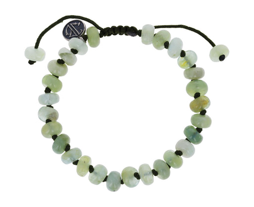 Smooth Green Beryl Beaded Bracelet