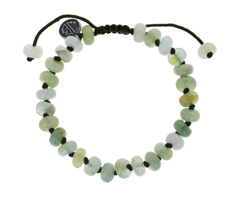 Smooth Green Beryl Beaded Bracelet