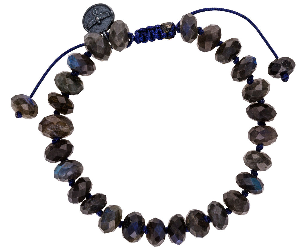 Black Labradorite Beaded Bracelet - TWISTonline 