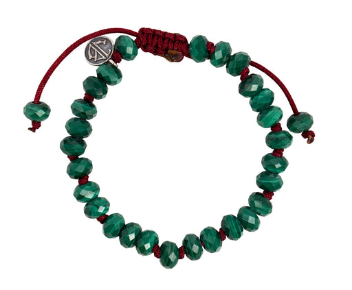 Joseph Brooks Faceted Congo Malachite Beaded Bracelet