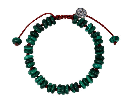 Joseph Brooks Malachite Beaded Bracelet