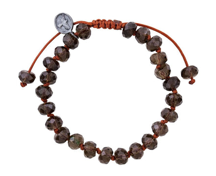 Smoky Quartz Beaded Bracelet - TWISTonline 