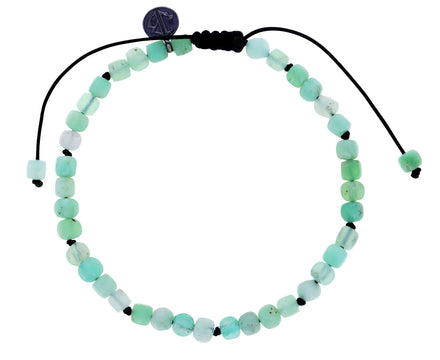 Square Chrysoprase Beaded Bracelet