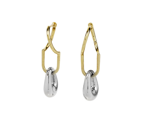 Gold and Silver Force Earrings