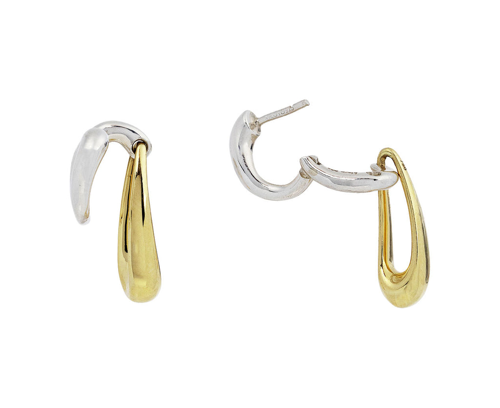 Gold and Silver Moment Earrings