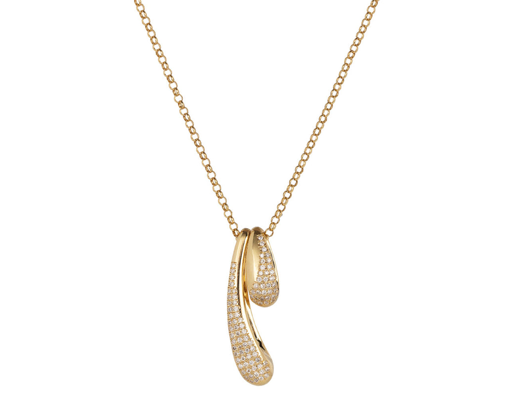 Kloto Diamond Snuggle Pendant Necklace