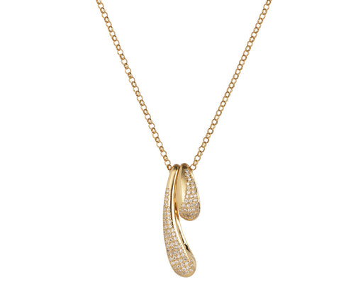 Kloto Diamond Snuggle Pendant Necklace