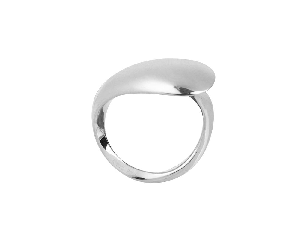 Silver Ripple Ring