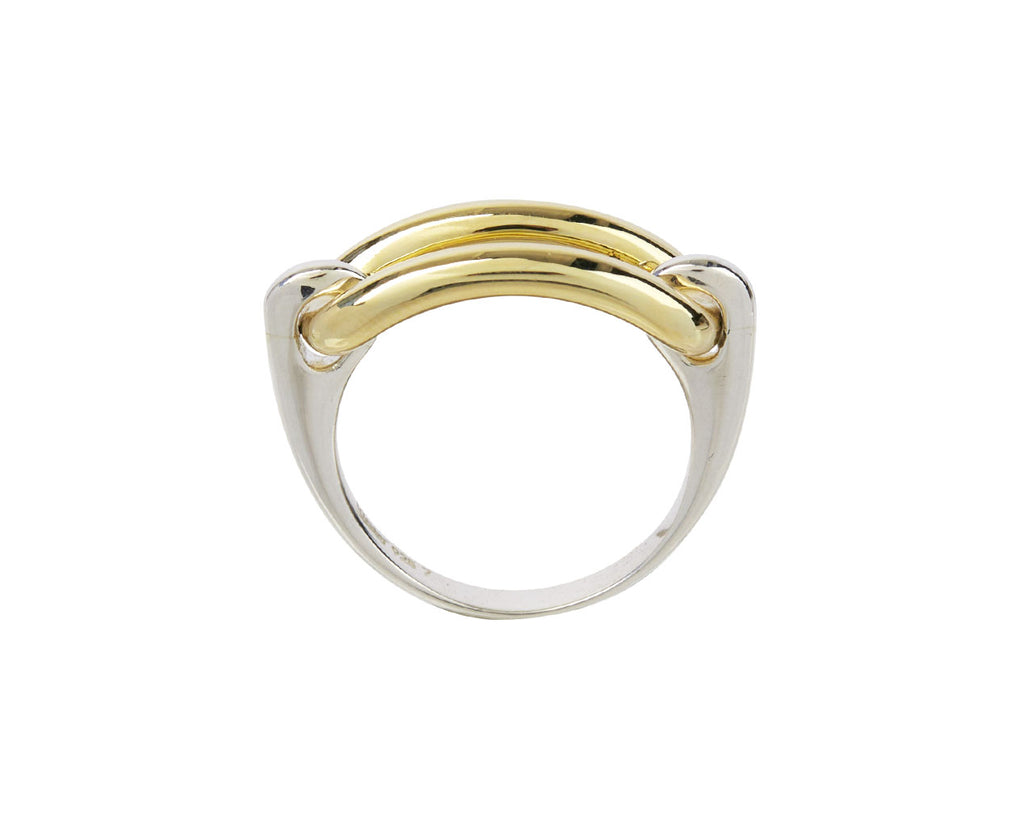Gold and Silver Una Ring