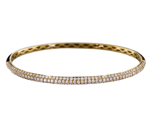 Three Row Micro-Diamond Pavé Bracelet - TWISTonline 