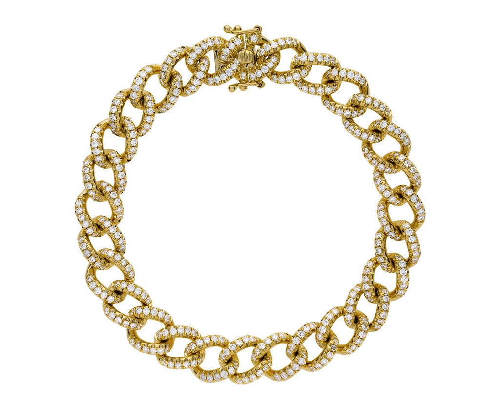 Diamond Pavé Chain Link Bracelet