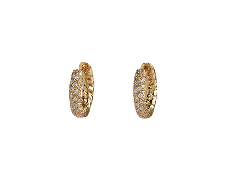 Anita Ko Diamond Zoe Hoop Earrings