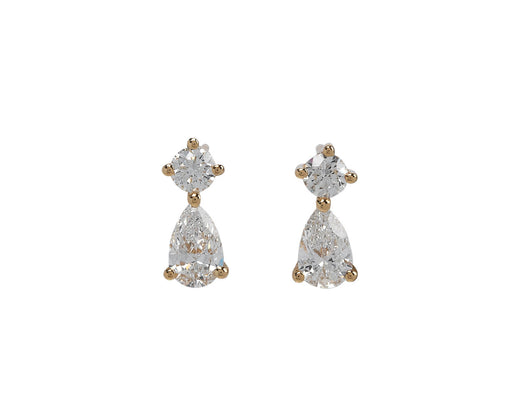 Anita Ko Diamond Violet Stud Earrings