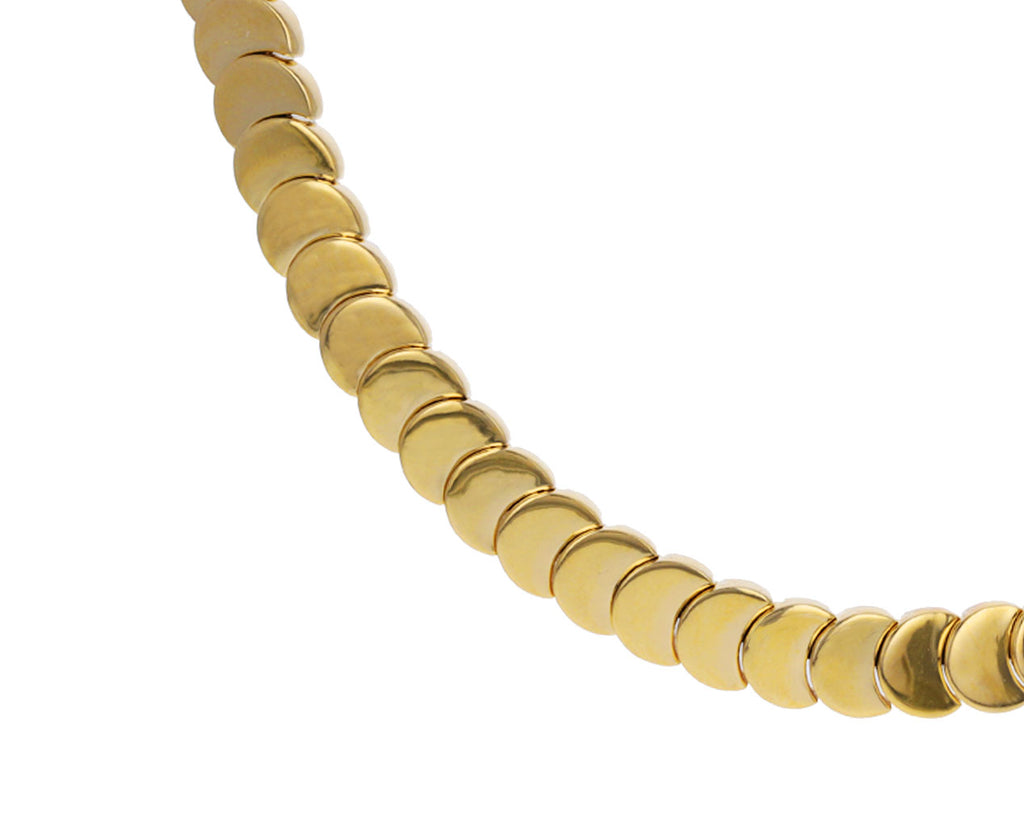 Anita Ko Gold Luna Necklace Close up