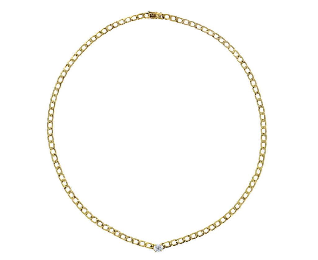 Anita Ko Round Diamond Chain Necklace Top
