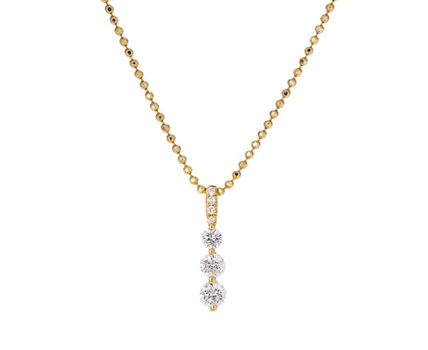 Anita Ko Small Diamond Twiggy Necklace 