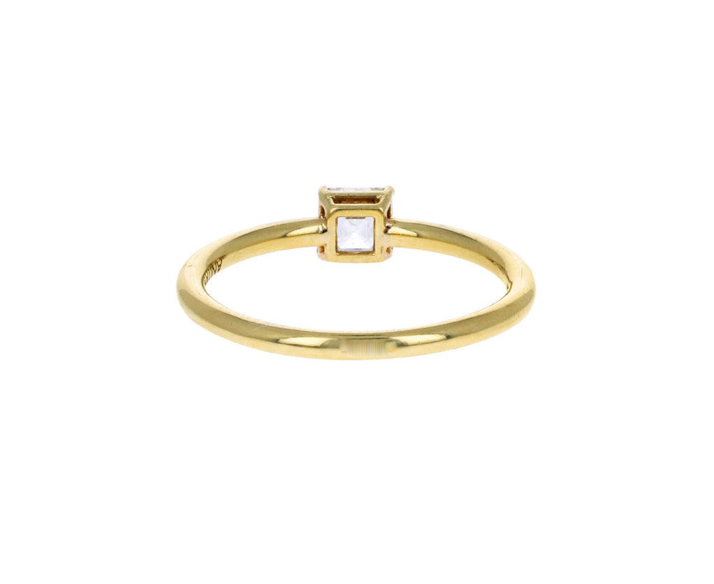 Anita Ko Asscher Cut Diamond Solitaire Back
