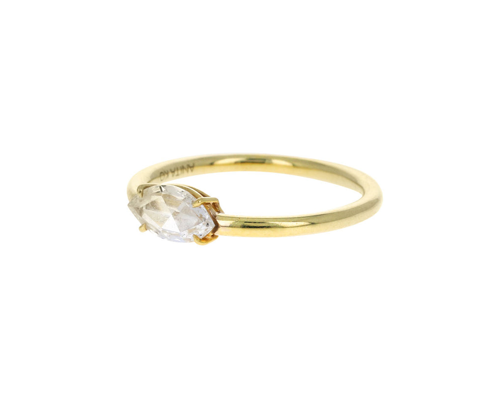 Anita Ko Marquise Diamond Solitaire Side