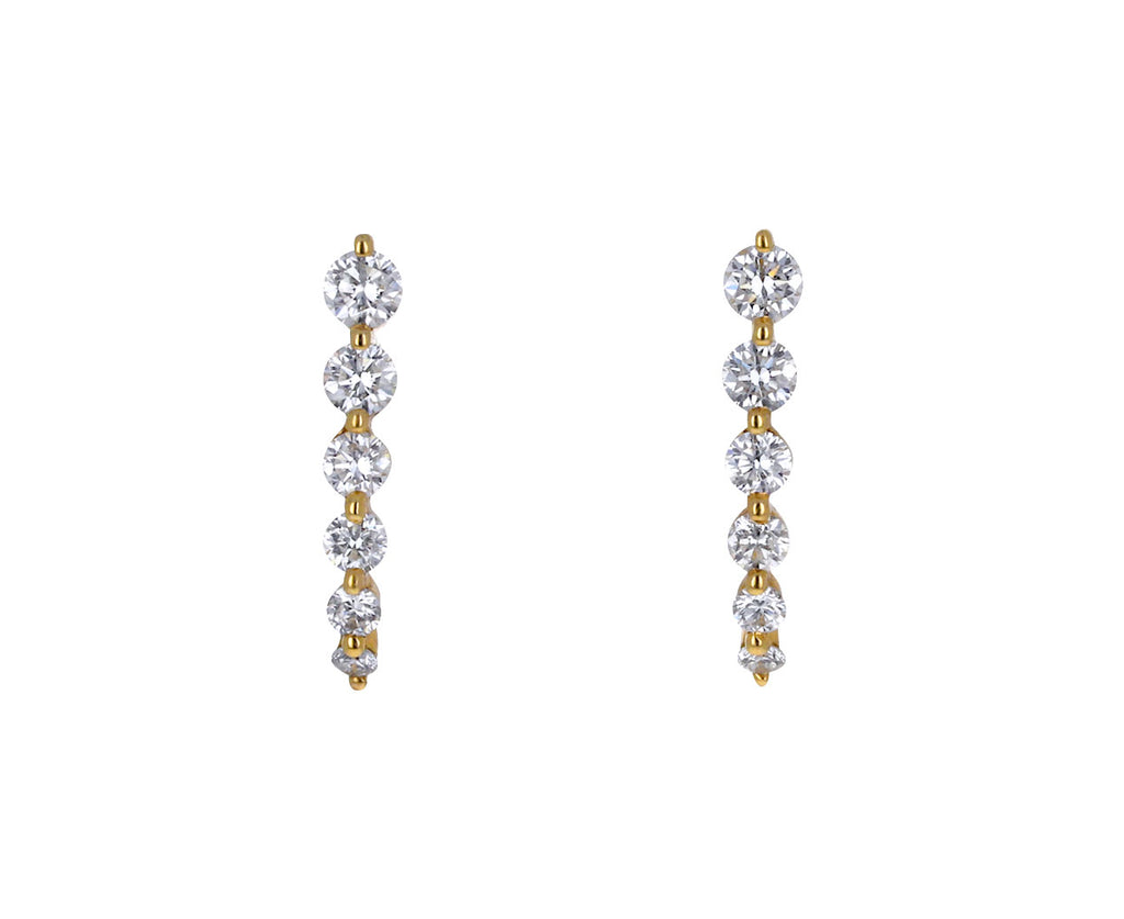 Anita Ko Short Diamond Cascade Earrings