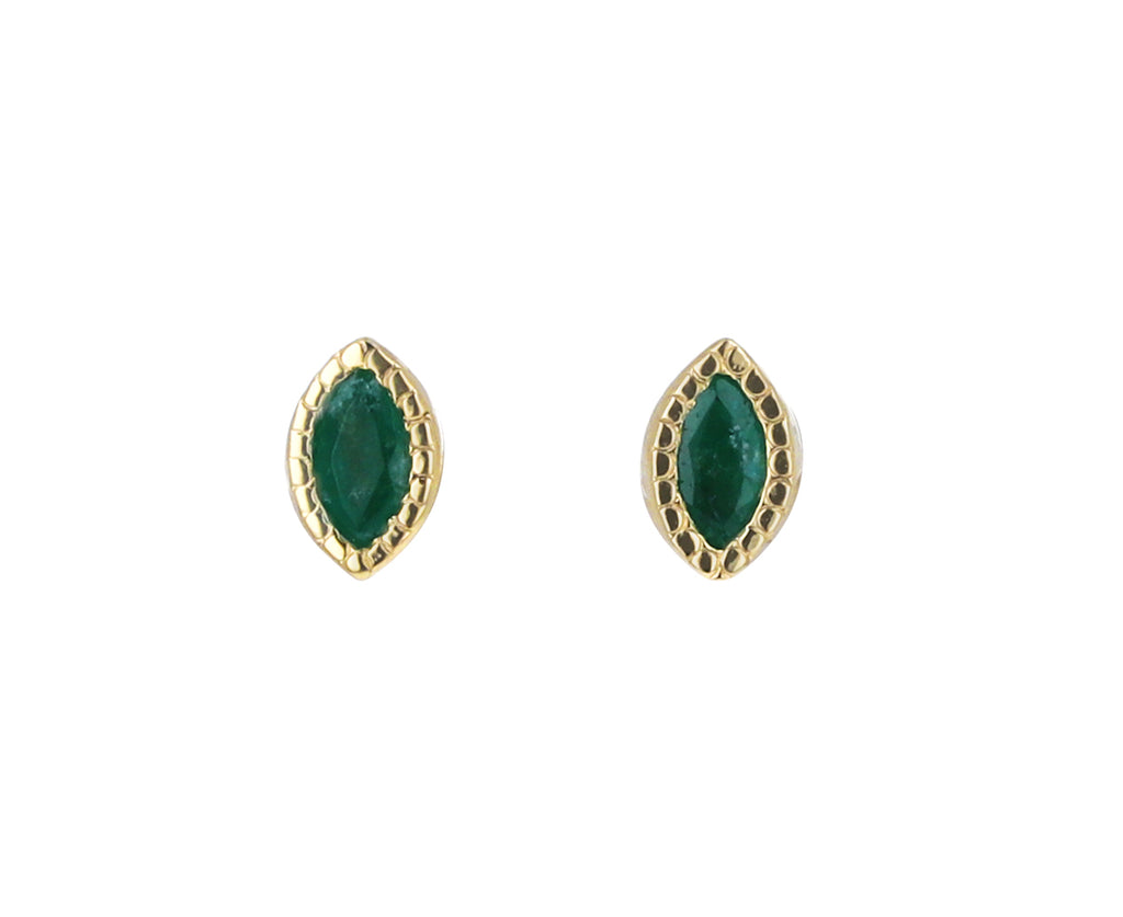 Marquise Emerald Earrings