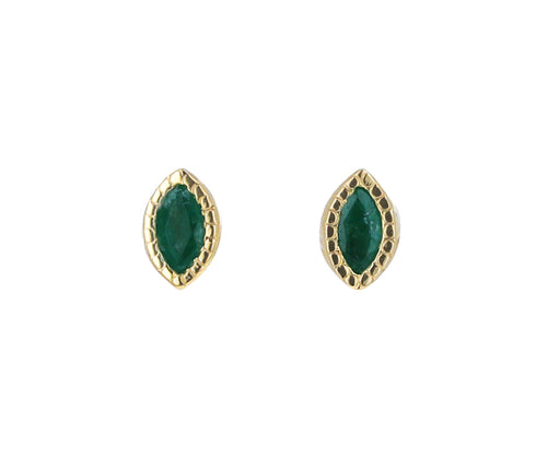 Marquise Emerald Earrings