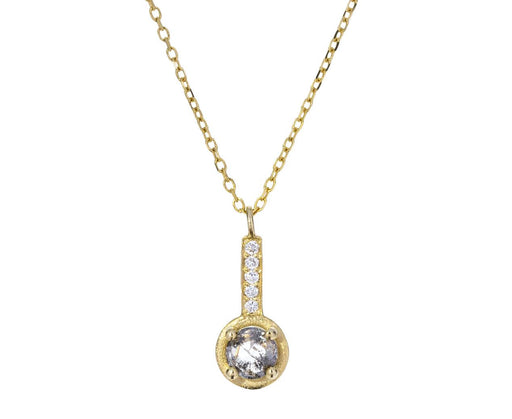 Salt and Pepper Diamond Pendant Necklace - TWISTonline 