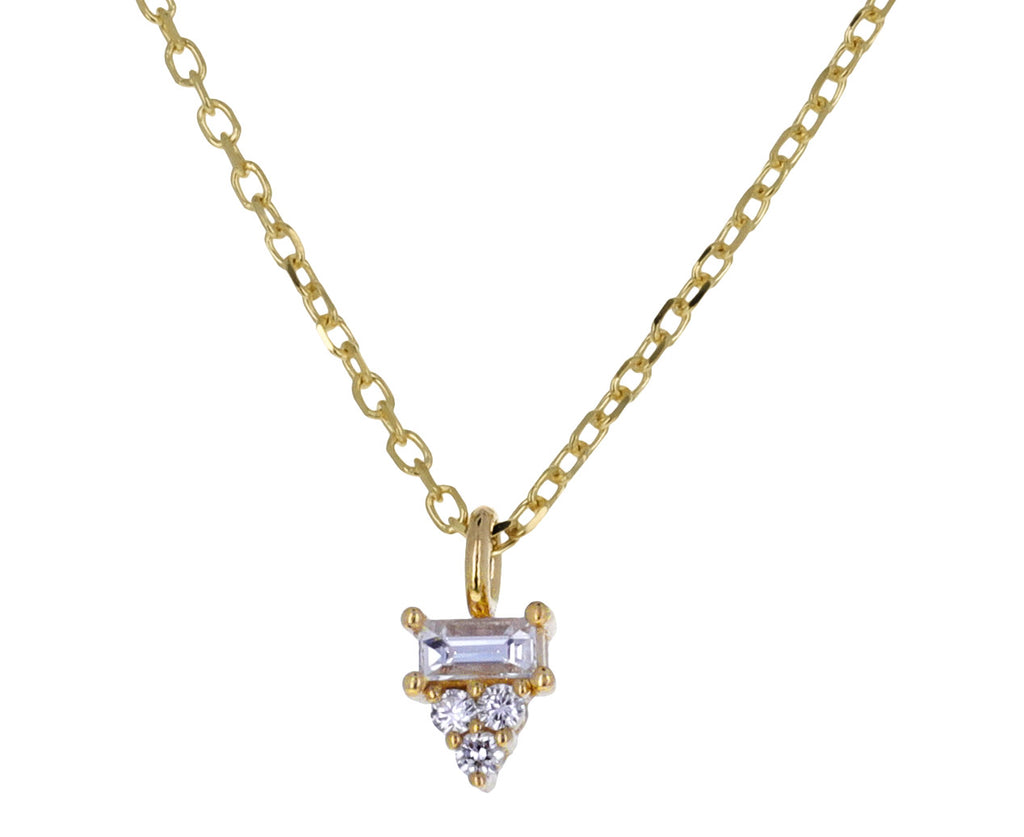 Vintage Round and Old mine Diamond Pendant Necklace 14K White Gold | eBay