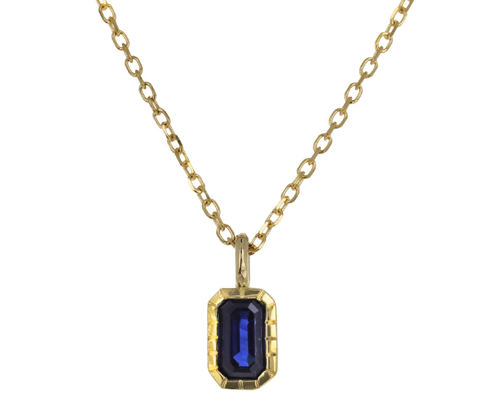 Blue Sapphire Whisper Necklace - TWISTonline 