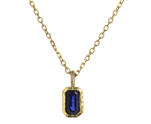 Blue Sapphire Whisper Necklace - TWISTonline 