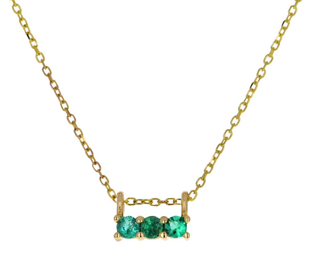 Triple Emerald Necklace