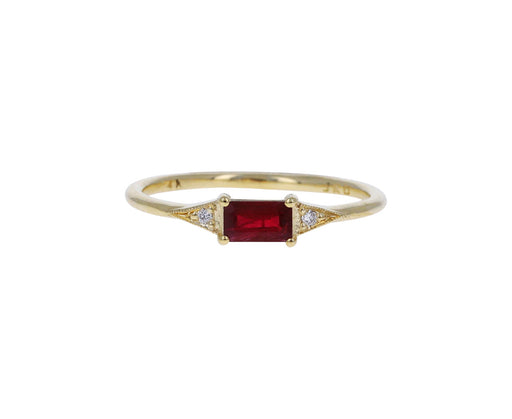 Ruby Deco Ring