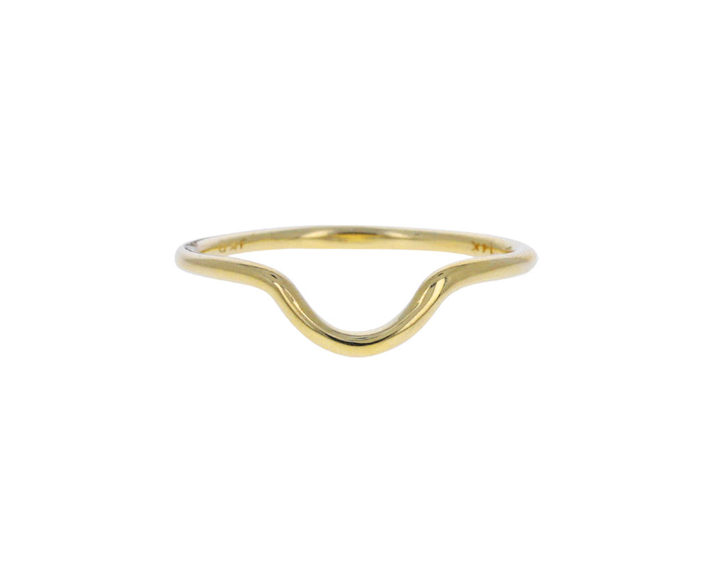 Gold Curved Band