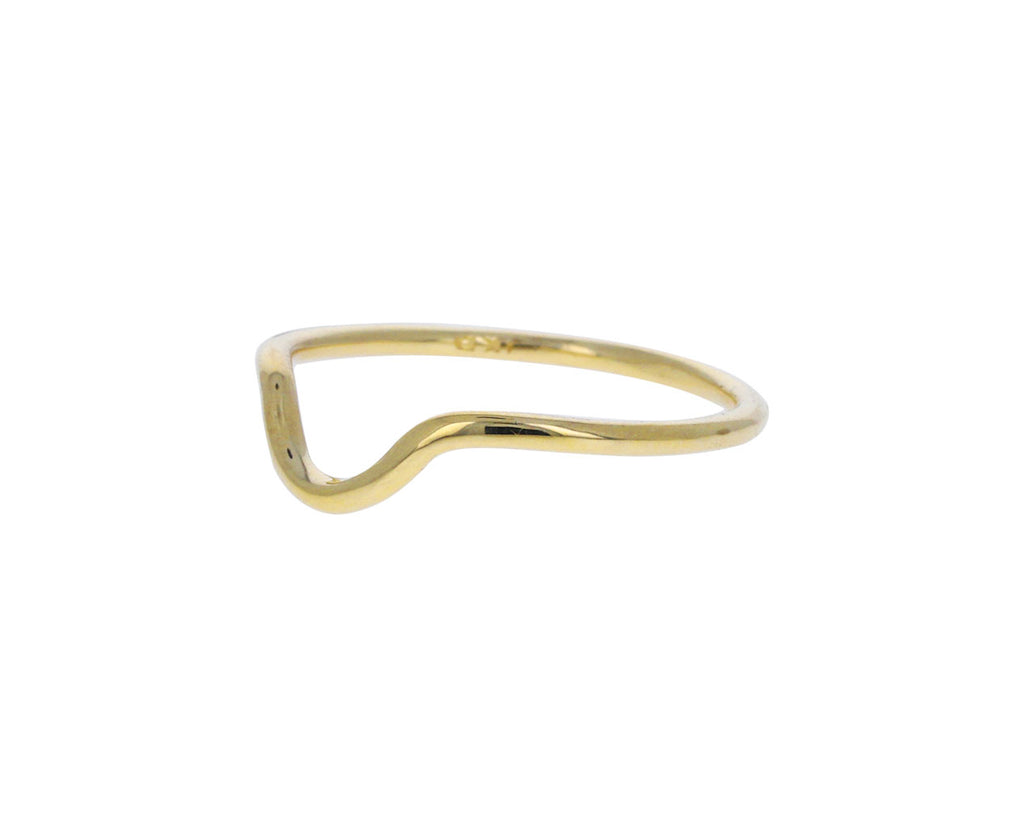 Gold Curved Band