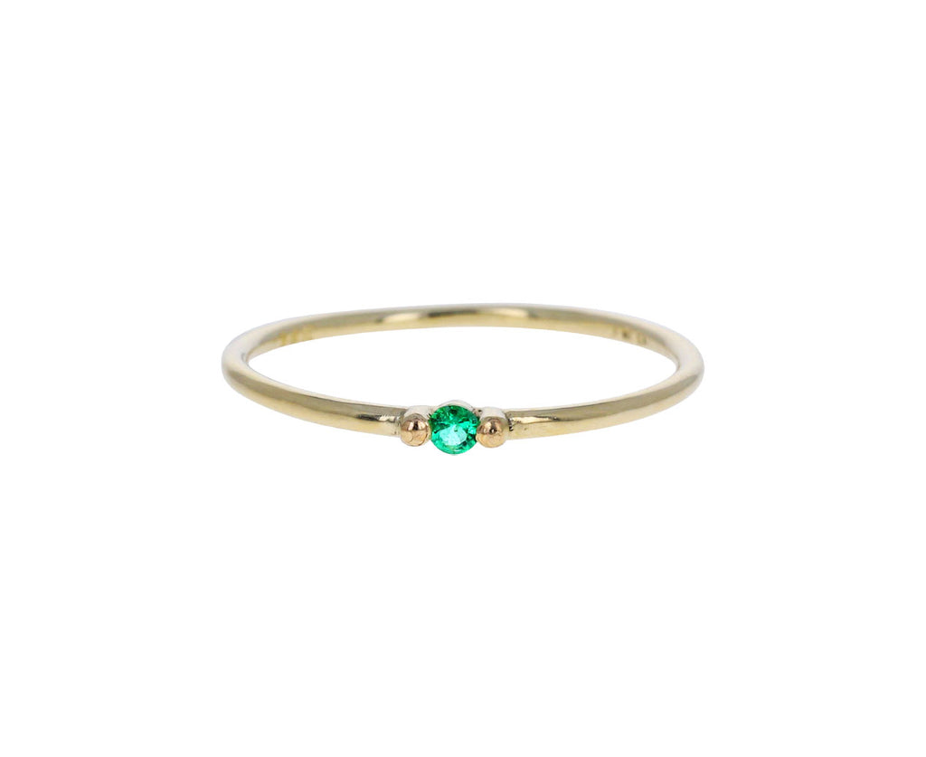 Emerald Ball Ring