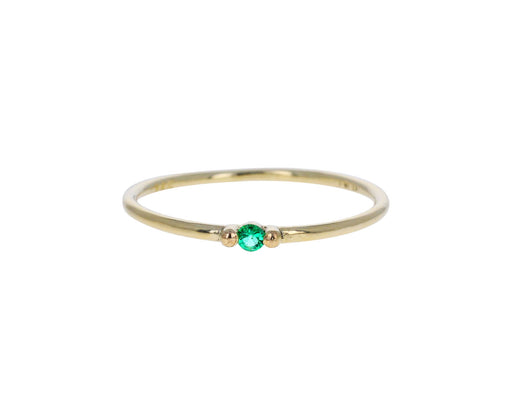 Emerald Ball Ring