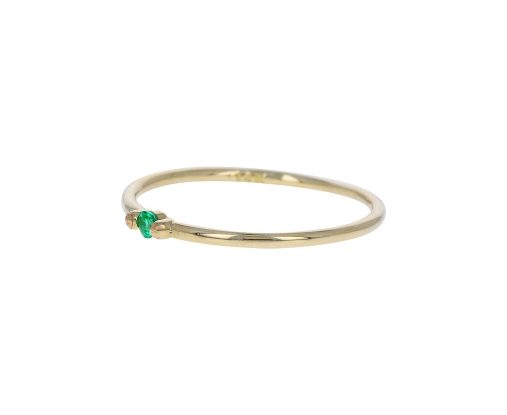 Emerald Ball Ring