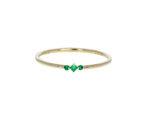 Emerald Tres Ring