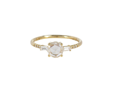 Rose Cut Melody Baguette Equilibrium Ring