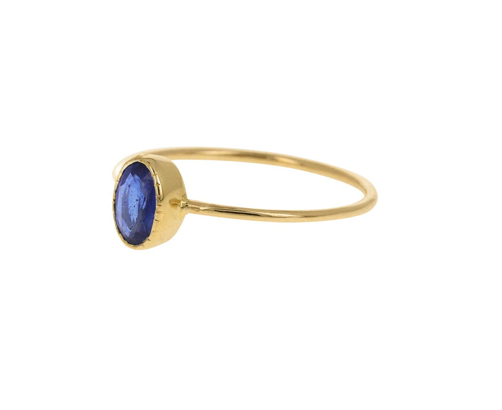 Blue Sapphire Wisp Ring