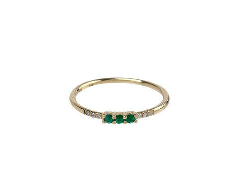 Jennie Kwon Emerald Equilibrium Ring